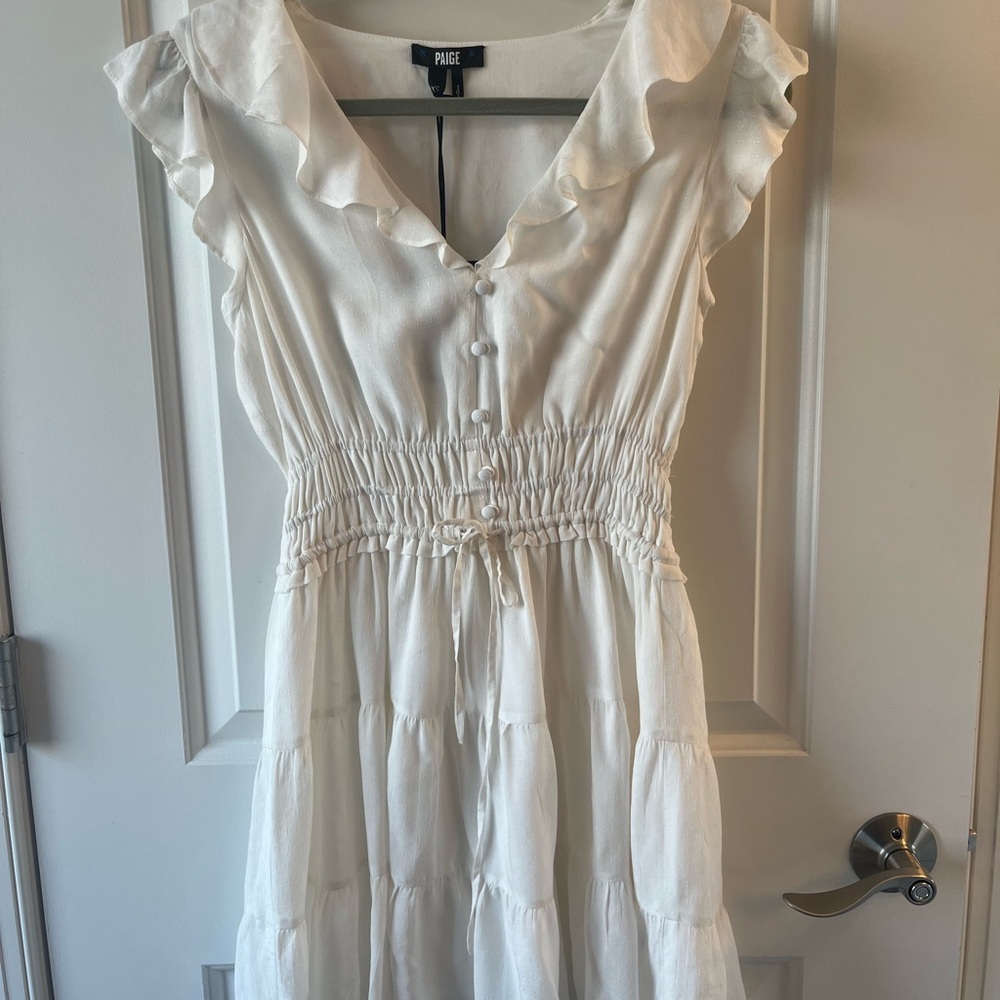 PAIGE Paradis Ruffle Dress